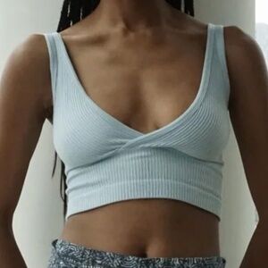 UO out from under cropped v-neck tank